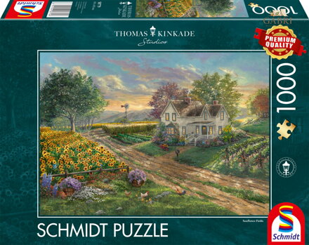 SCHMIDT Puzzle Slunečnicová pole 1000 dílků
