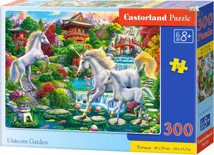 CASTORLAND Puzzle Zahrada jednorožců 300 dílků