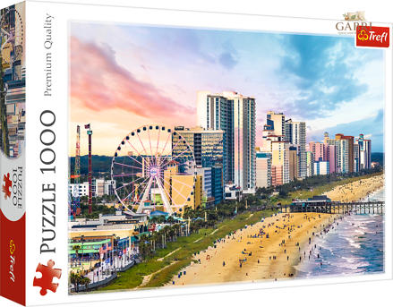 TREFL Puzzle Pláž Myrtle, Jižní Karolína, USA 1000 dílků