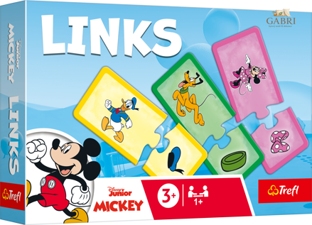 TREFL Puzzle Links Mickey a jeho přátelé 2x14 dílků