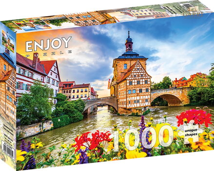 ENJOY Puzzle Staré město Bamberg, Německo 1000 dílků