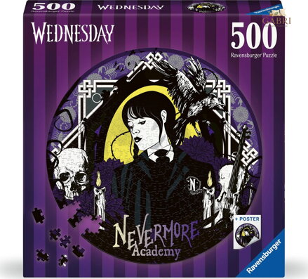 RAVENSBURGER Kulaté puzzle Wednesday 500 dílků