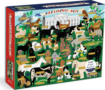 GALISON Puzzle Mazlíčci prezidentů 2000 dílků