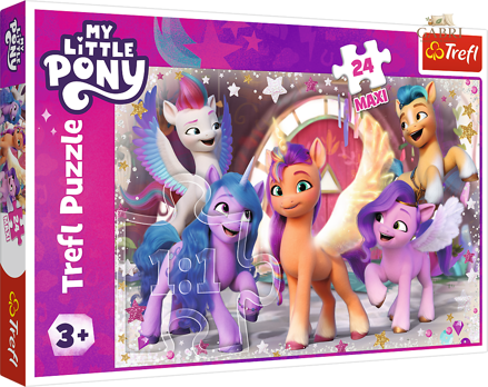TREFL Puzzle My Little Pony: Šťastný den MAXI 24 dílků