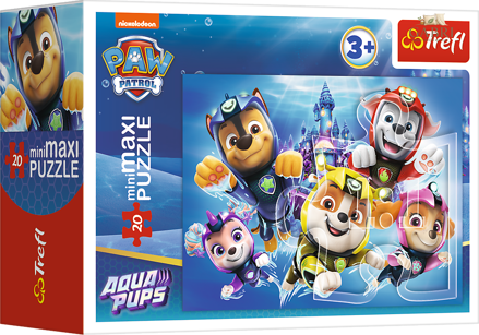TREFL Puzzle Tlapková patrola: Vodní kamarádi 20 dílků
