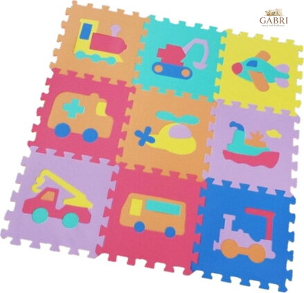 ALLTOYS Pěnové puzzle Dopravní prostředky (30x30)