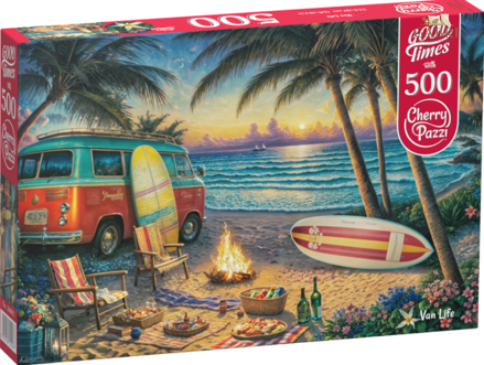 CHERRY PAZZI Puzzle Život v karavanu 500 dílků