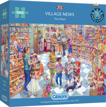 GIBSONS Puzzle Zprávy z vesnice 1000 dílků