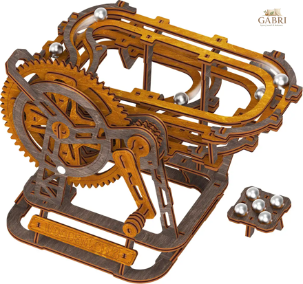 WOODEN CITY 3D dřevěné puzzle Kuličková dráha mini 147 dílků