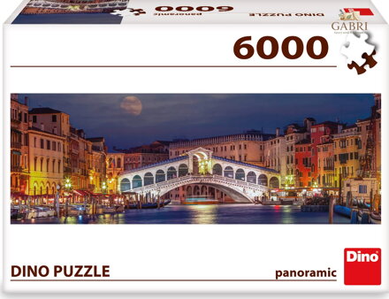 DINO Panoramatické puzzle Most Rialto 6000 dílků