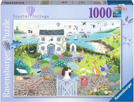 RAVENSBURGER Puzzle Chata na pobřeží 1000 dílků