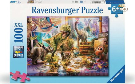 RAVENSBURGER Puzzle Dinosauři ožívají XXL 100 dílků