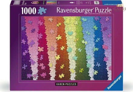 RAVENSBURGER Puzzle Karen: Colors on Colors 1000 dílků