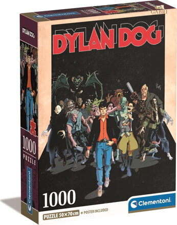 CLEMENTONI Puzzle Dylan Dog: Noční můry 1000 dílků
