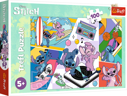 TREFL Puzzle Lilo & Stitch: Vzpomínky 100 dílků