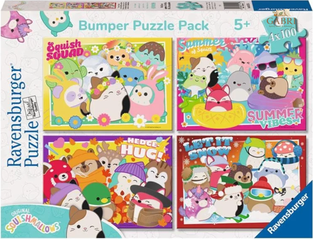 RAVENSBURGER Puzzle Squishmallows 4x100 dílků