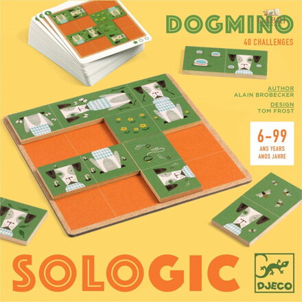 DJECO Dřevěné Dogmino