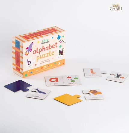 MAGIC CAT Puzzle Little Word Whizz: Abeceda 26x2 dílky (v angličtině)