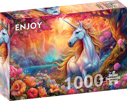 ENJOY Puzzle Kouzelný jednorožec 1000 dílků