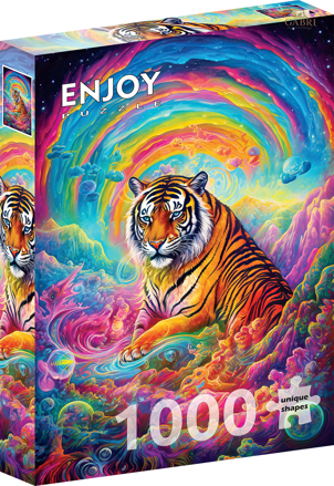 ENJOY Puzzle Tam, kde vládnou tygři 1000 dílků