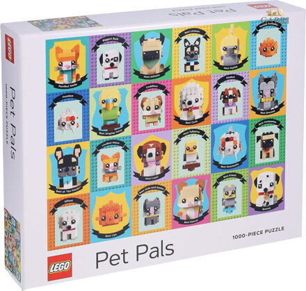 CHRONICLE BOOKS Puzzle LEGO® Zvířecí kamarádi 1000 dílků