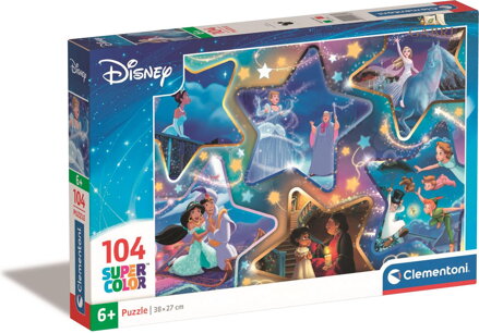 CLEMENTONI Puzzle Disney: Magické momenty 104 dílků