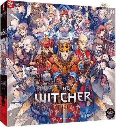 GOOD LOOT Puzzle The Witcher: Severní říše 500 dílků