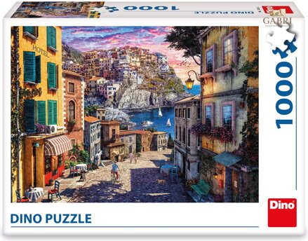 DINO Puzzle Italské pobřeží 1000 dílků