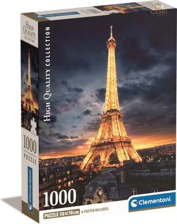 CLEMENTONI Puzzle Eiffelova věž 1000 dílků