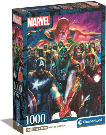 CLEMENTONI Puzzle Marvel: Avengers 1000 dílků