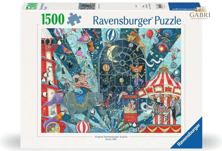 RAVENSBURGER Puzzle Vítejte v cirkusu 1500 dílků