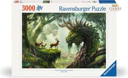 RAVENSBURGER Puzzle Lesní drak se probouzí 3000 dílků