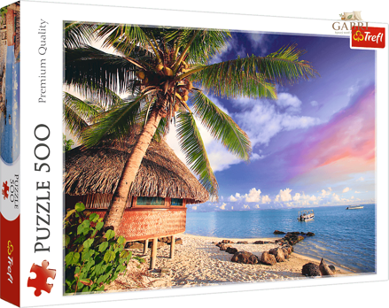 TREFL Puzzle Ostrov Bora-Bora 500 dílků