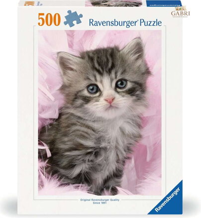 RAVENSBURGER Puzzle Roztomilé kotě 500 dílků