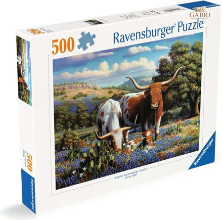 RAVENSBURGER Puzzle Dobytek na louce 500 dílků