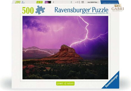 RAVENSBURGER Puzzle Růžová bouřka 500 dílků