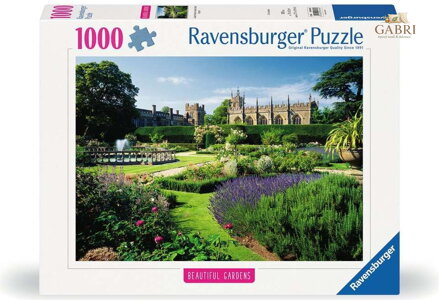 RAVENSBURGER Puzzle Kouzelné zahrady: Královské zahrady, hrad Sudeley, Anglie 1000 dílků