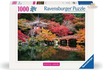 RAVENSBURGER Puzzle Kouzelné zahrady: Daigodži, Kjóto, Japonsko 1000 dílků