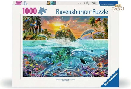 RAVENSBURGER Puzzle Podmořský ostrov 1000 dílků