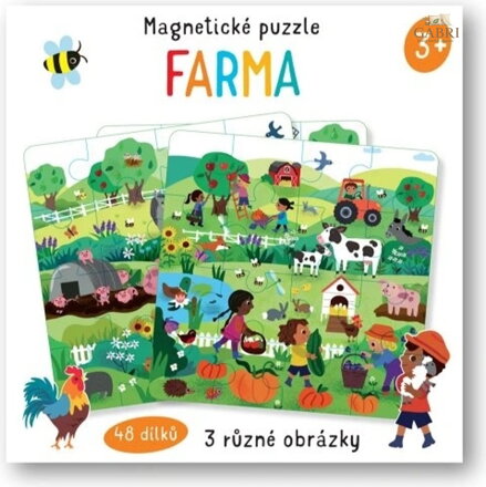 Svojtka & Co. Magnetické puzzle Farma 3x16 dílků