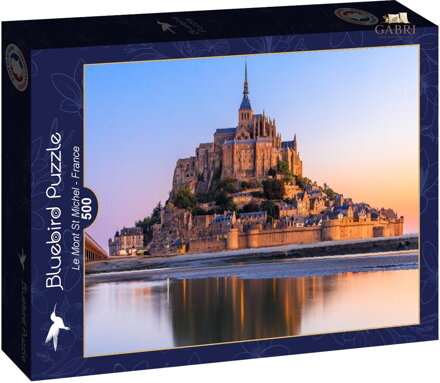BLUEBIRD Puzzle Mont-Saint-Michel, Francie 500 dílků
