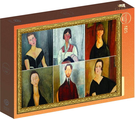 GRAFIKA Puzzle Modiglianiho koláž 500 dílků