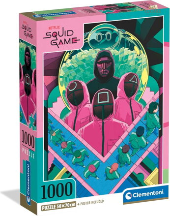 CLEMENTONI Puzzle Netflix: Squid game 2 1000 dílků