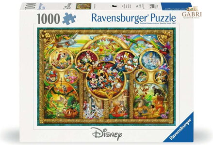 RAVENSBURGER Puzzle To nejlepší z Disneyho 1000 dílků