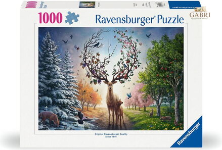 RAVENSBURGER Puzzle Magický jelen 1000 dílků