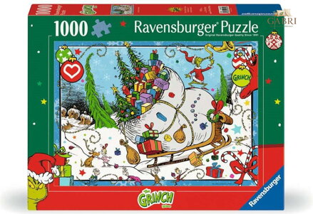 RAVENSBURGER Puzzle Grinch 1000 dílků
