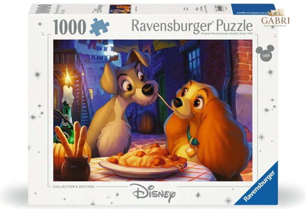 RAVENSBURGER Puzzle Lady a Tramp 1000 dílků