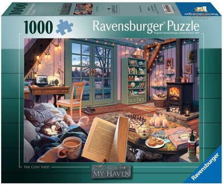 RAVENSBURGER Puzzle My Haven č.6: Útulný pokoj 1000 dílků