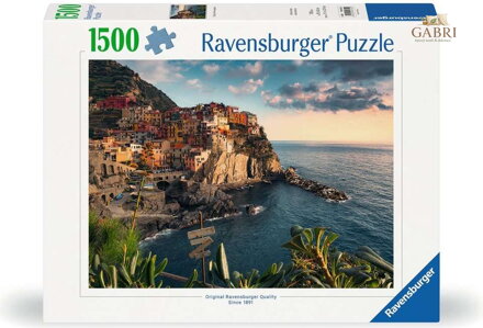 RAVENSBURGER Puzzle Pohled na Cinque Terre, Itálie 1500 dílků