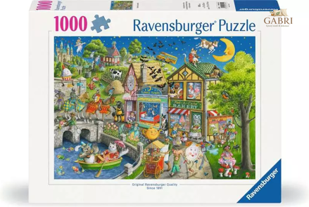 RAVENSBURGER Puzzle Mother Gooseville 1000 dílků
